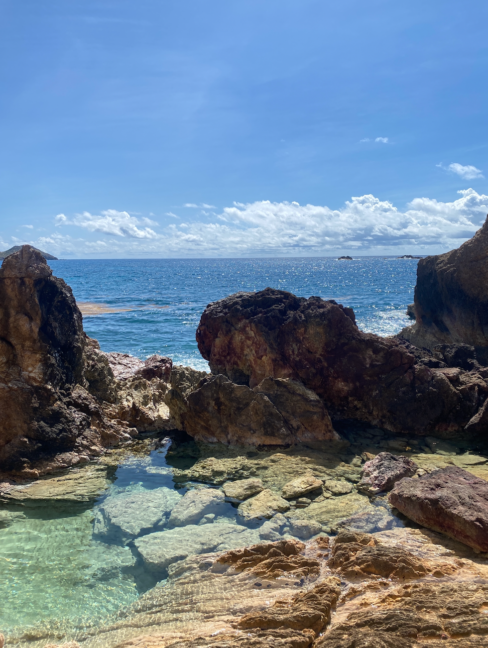 photo of the Grand Fond natural pool