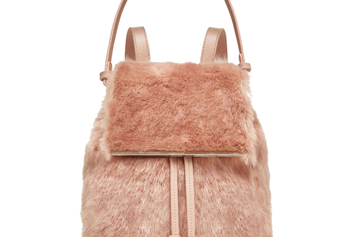 Faux Fur Backpack