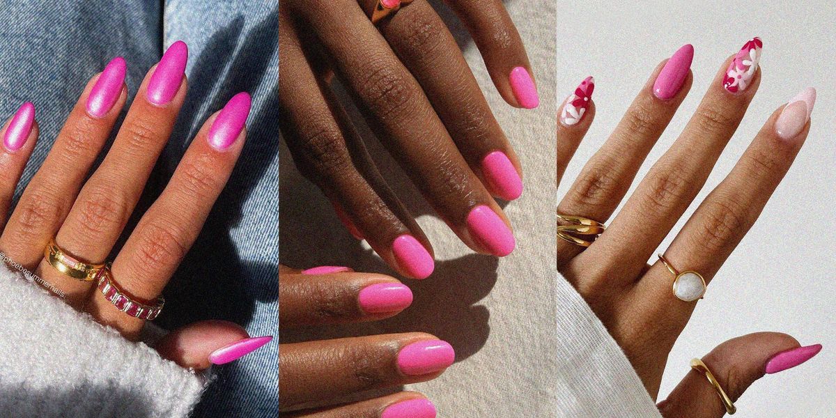 11 Barbie-Inspired Pink Nail Designs - Coveteur: Inside Closets, Fashion,  Beauty, Health, and Travel