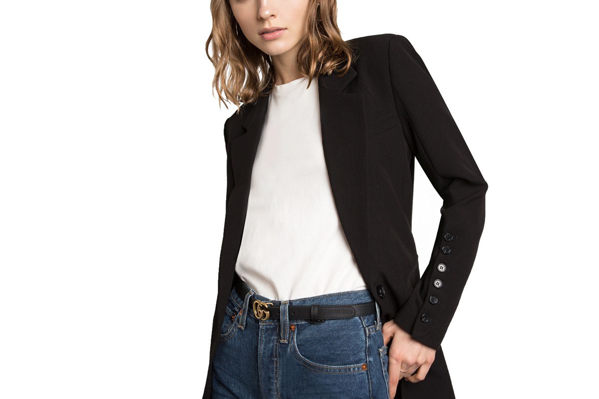 Black Multi Button Blazer