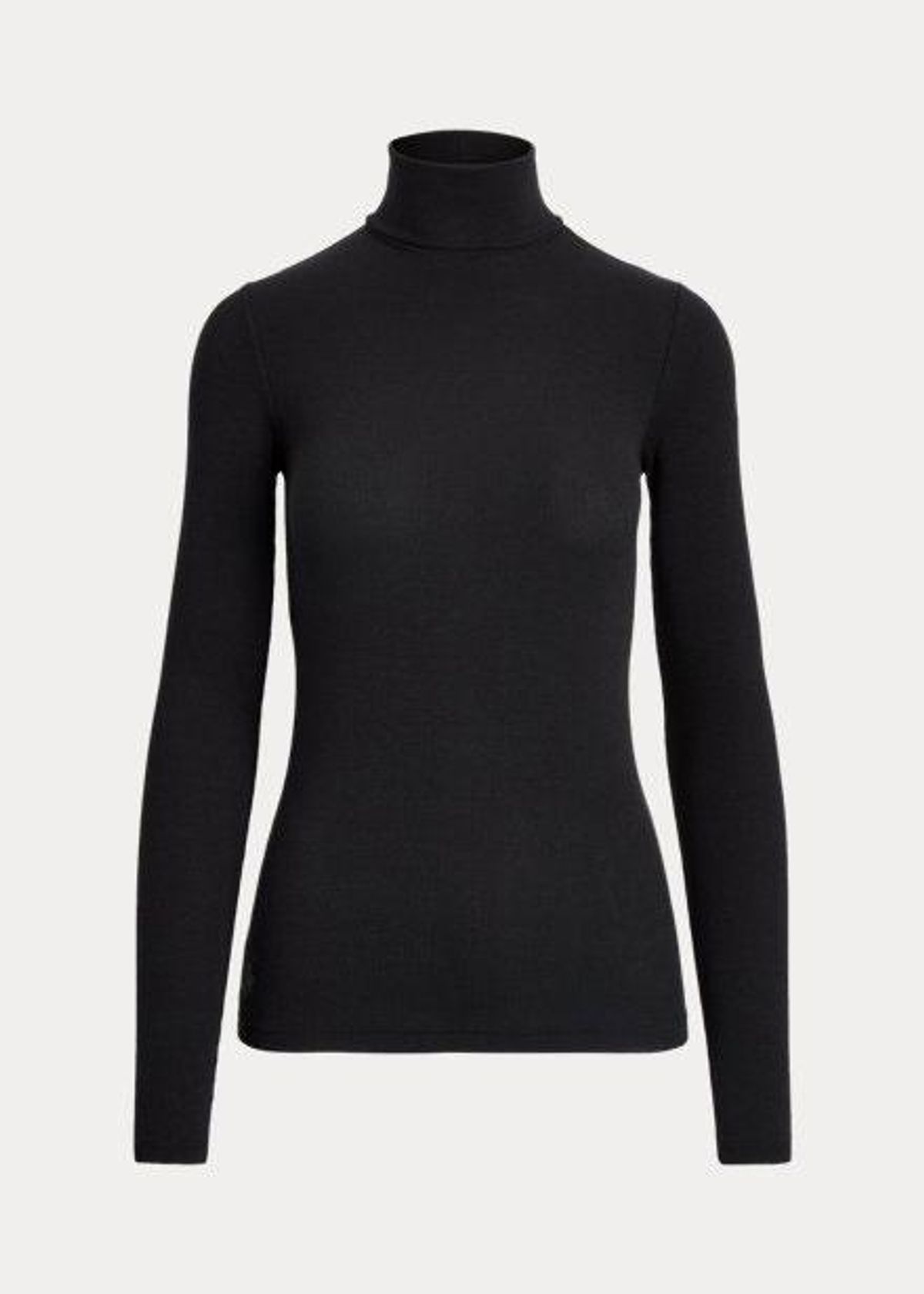 polo ralph lauren stretched ribbed turtleneck