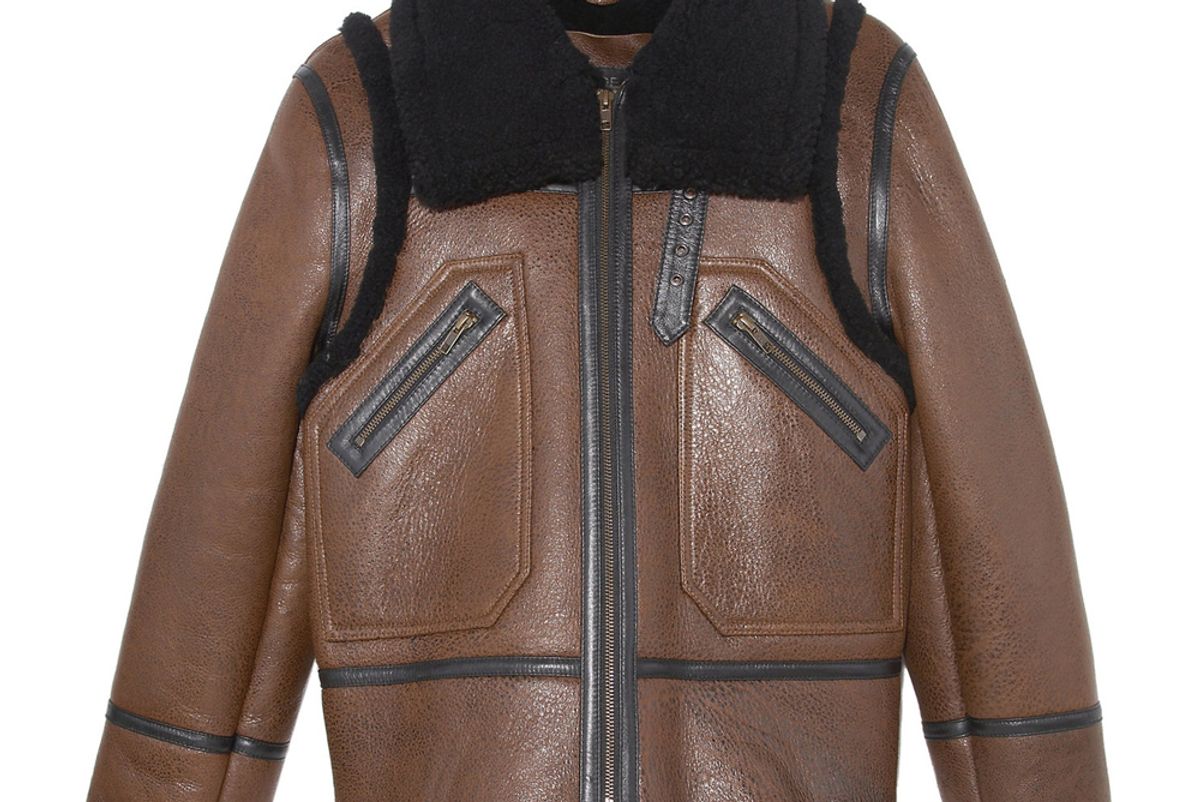 pologeorgis the baldwin shearling aviator jacket