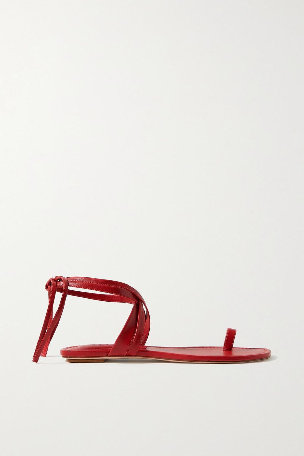 porte and paire leather sandals