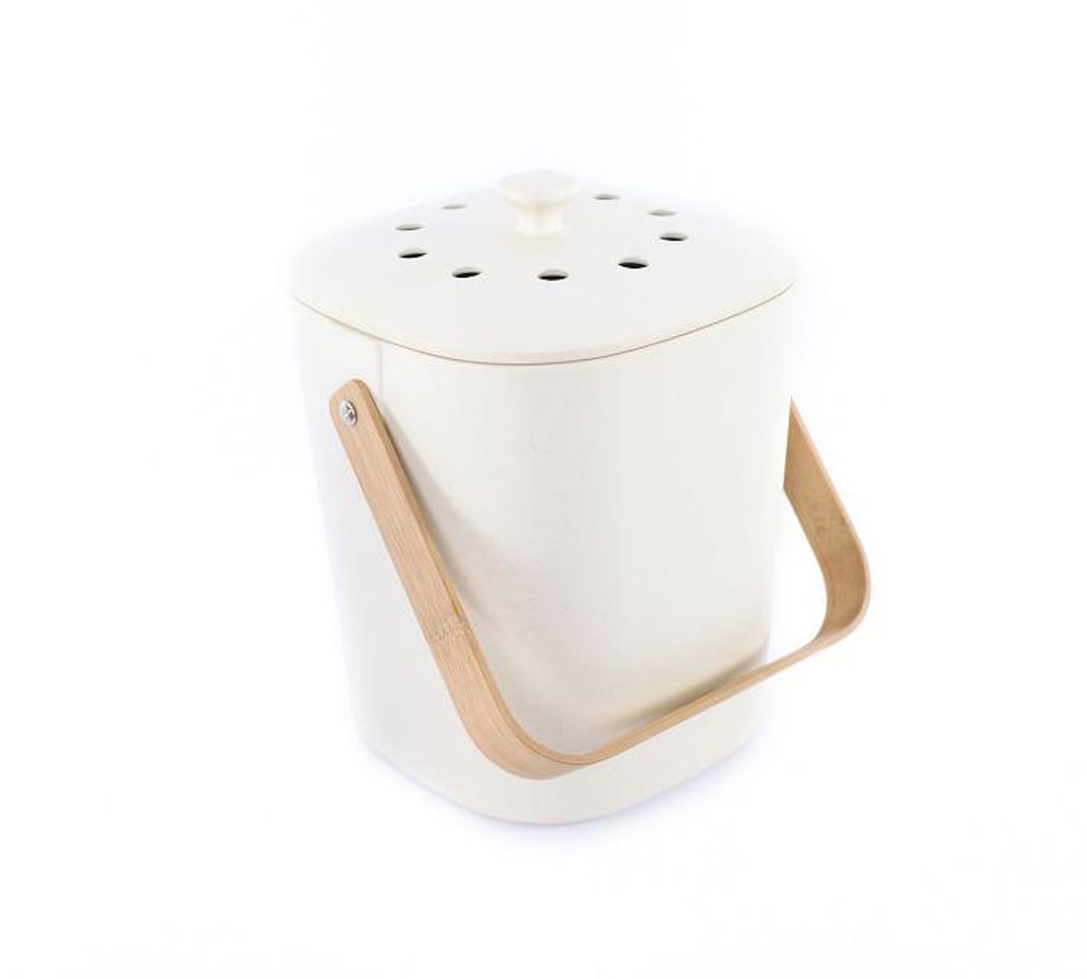 Pottery Barn Bamboo Kitchen Compost Bin