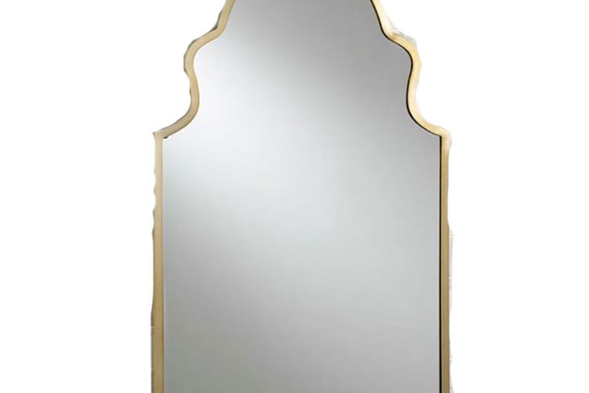 pottery barn stella powder room mirror