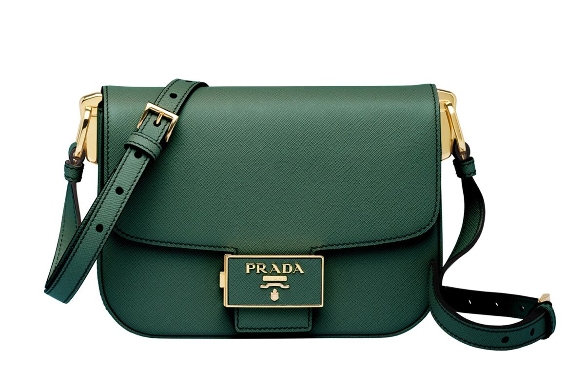 prada embleme saffiano leather bag