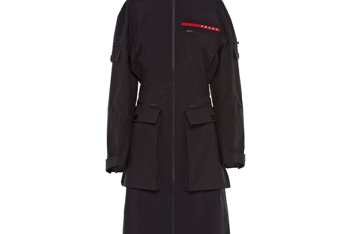 prada hooded technical jacket