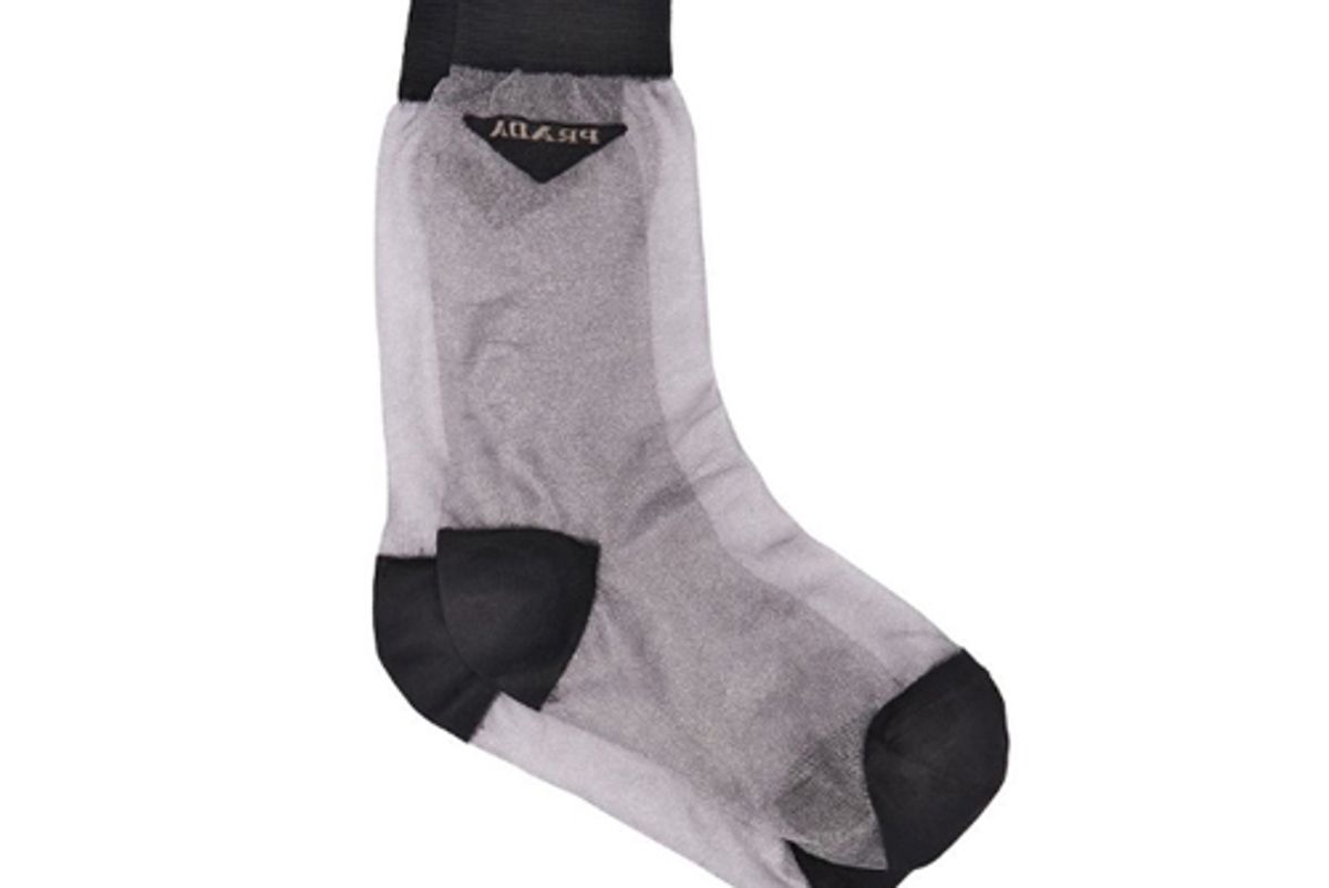 prada light nylon socks
