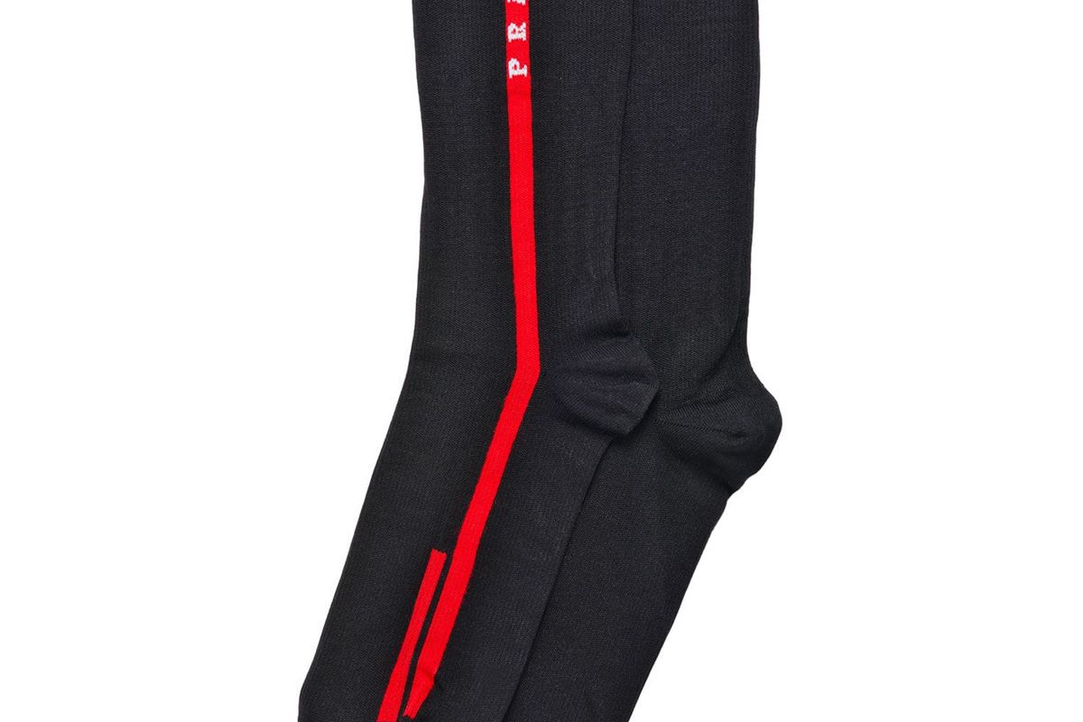 prada logo socks