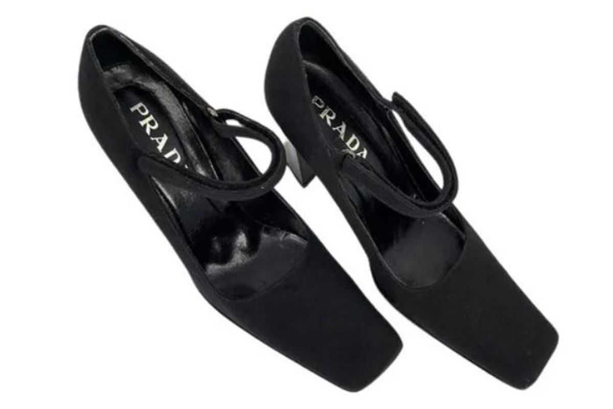 prada mary jane exotic leather heels