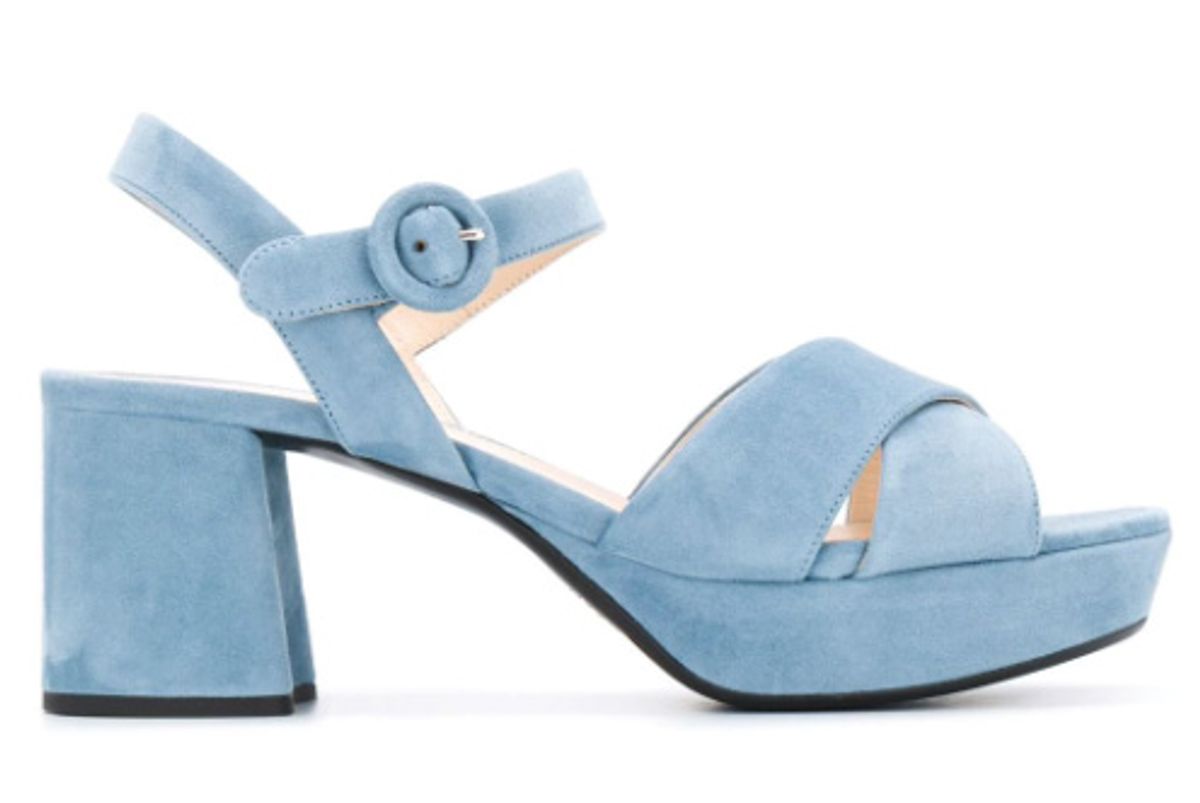 prada platform 65mm suede sandals