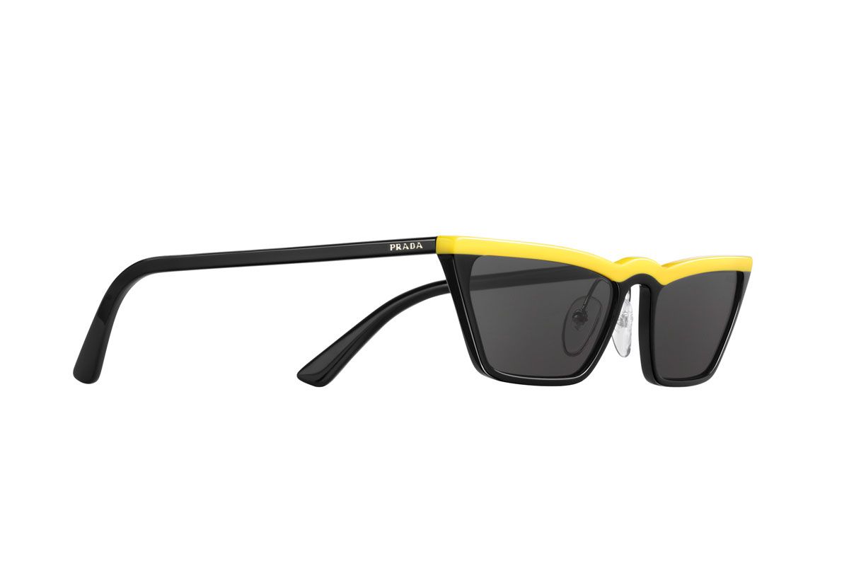 prada ultravox eyewear in yellow
