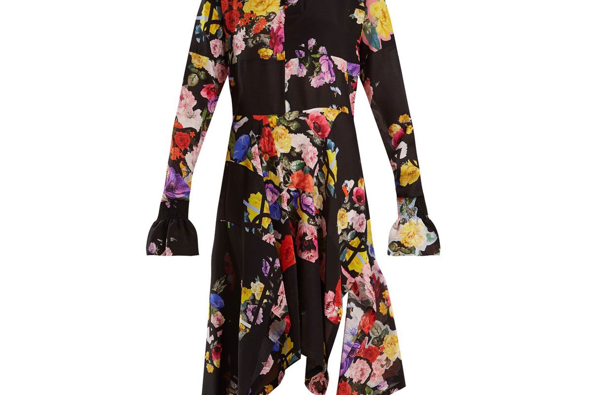 preen by thornton bregazzi nora floral print silk dress