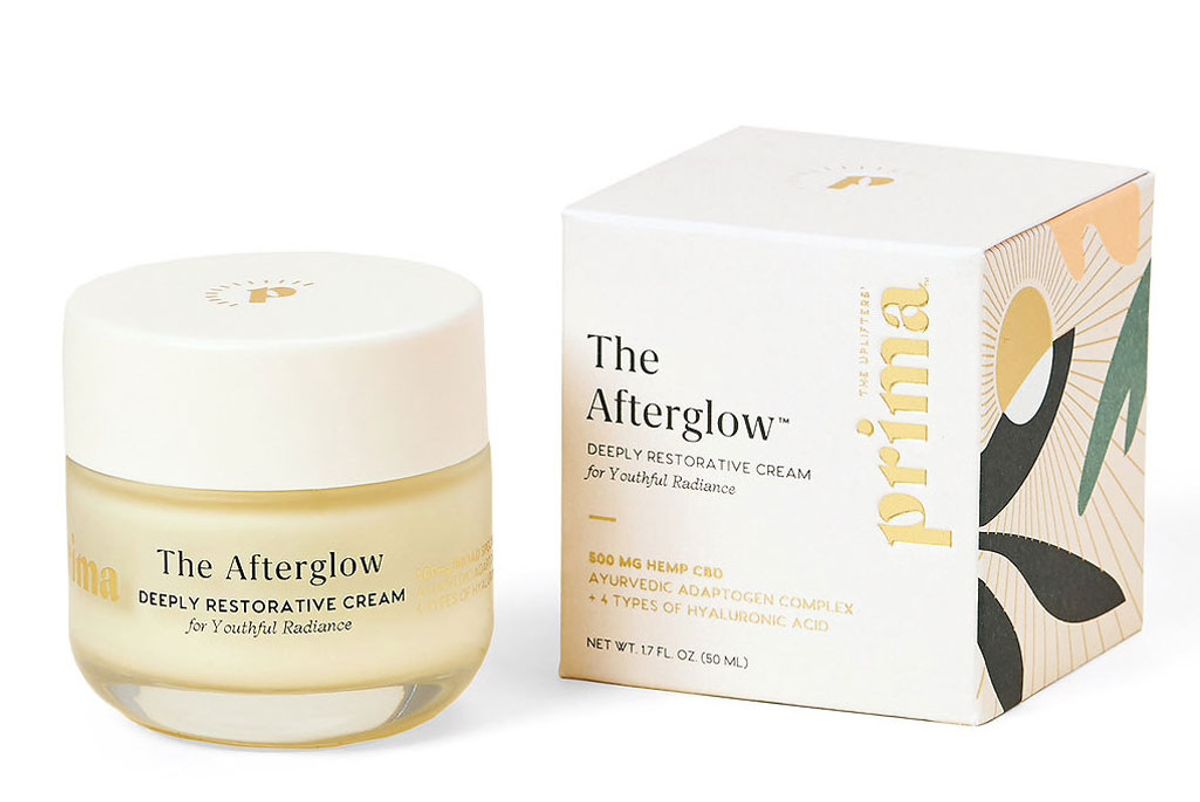 prima the afterglow 500mg cbd deeply restorative moisturizer