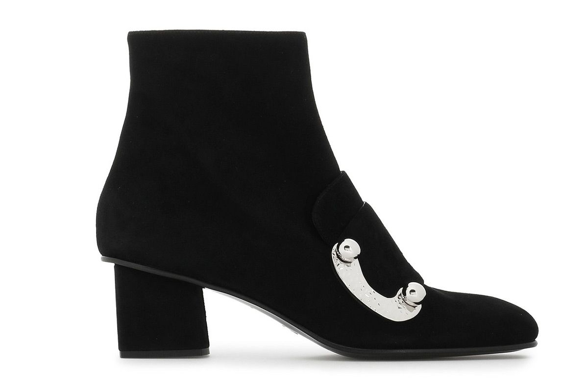 proenza schouler embellished suede ankle boots