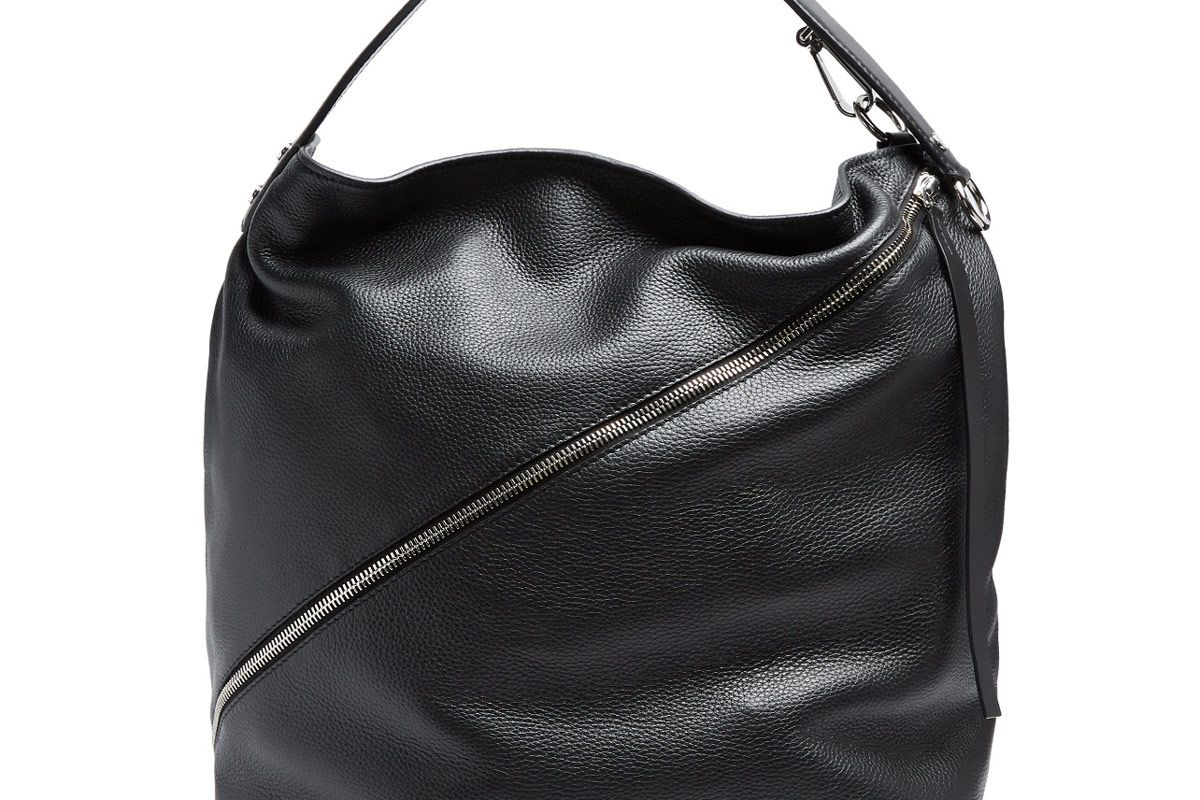 Hobo Large Grained-Leather Bag