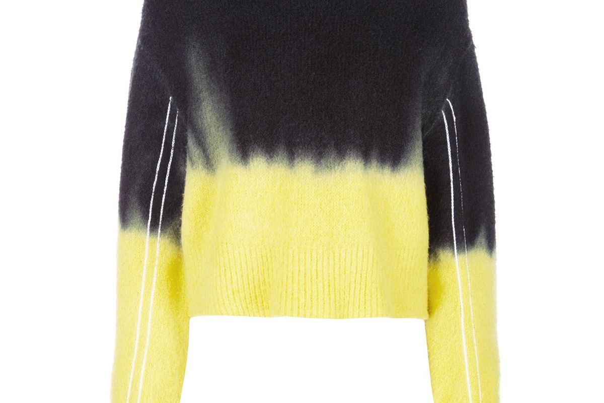 proenza schouler pswl dip dye crewneck sweater