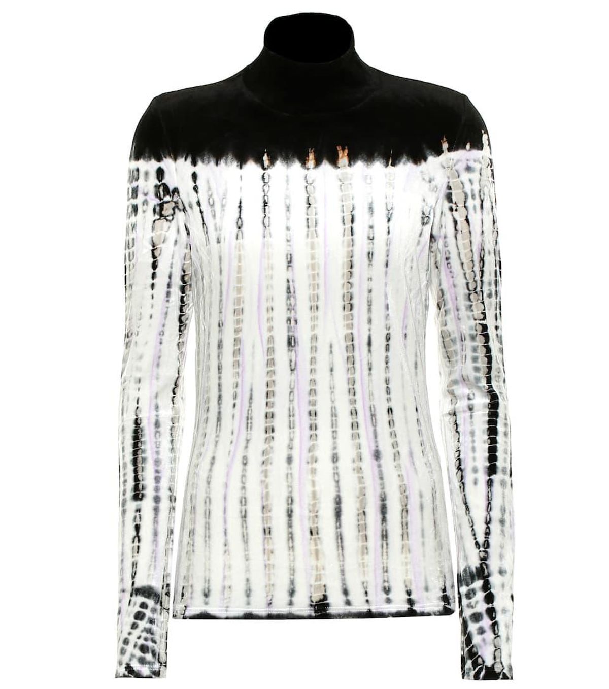 proenza schouler tie dye turtleneck top