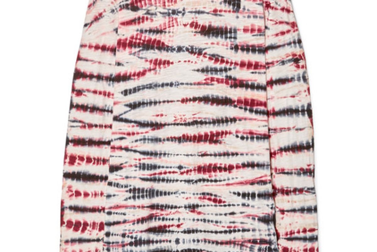 proenza schouler tie dyed cotton jersey top