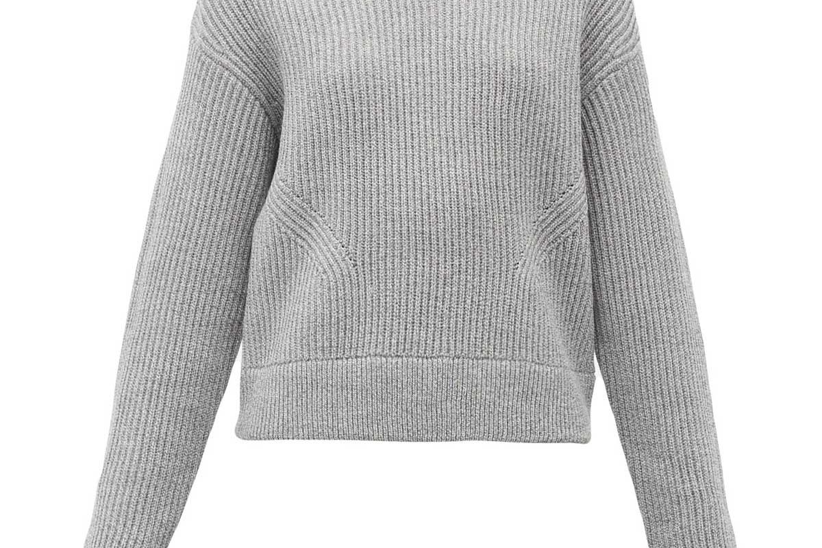 proenza schouler white label ribbed wool sweater