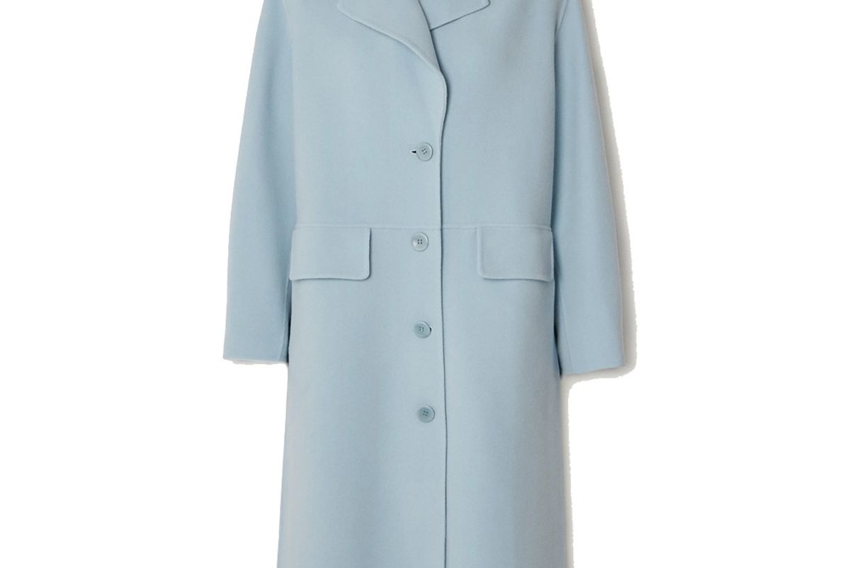 proenza schouler white label wool blend coat