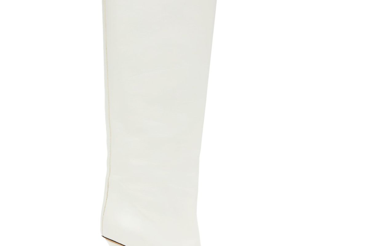 proenza shouler white leather tall boots