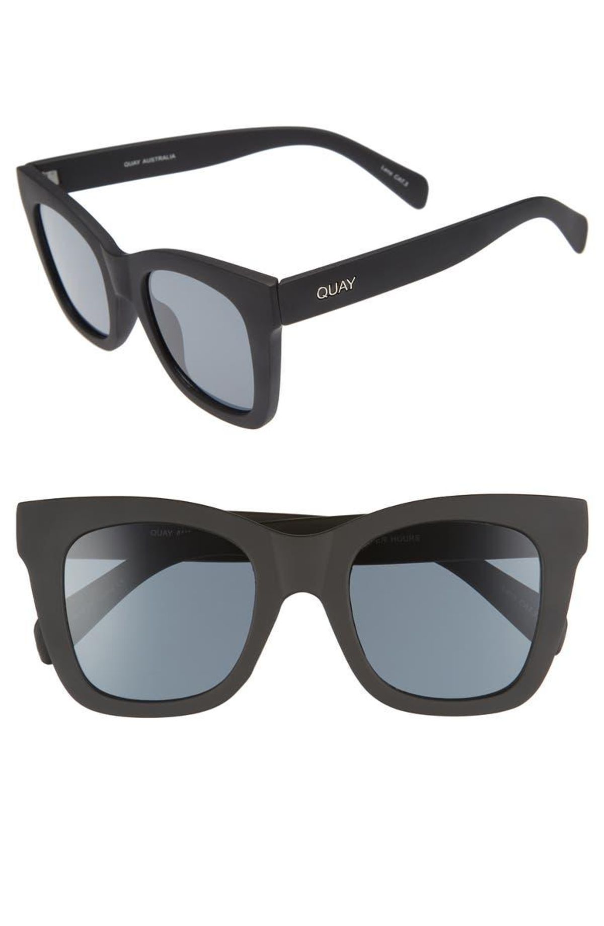 quay australia after hours 50mm square sunglasses