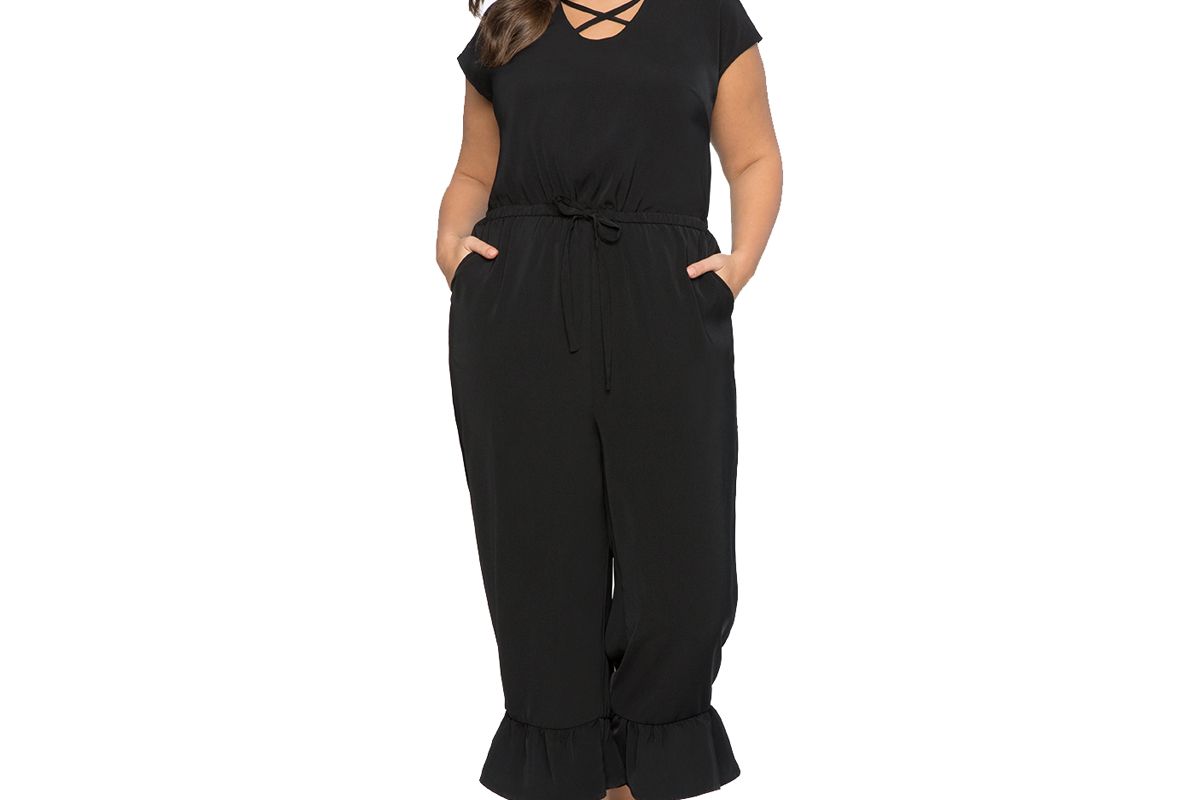 Ruffle Hem Jumpsuit