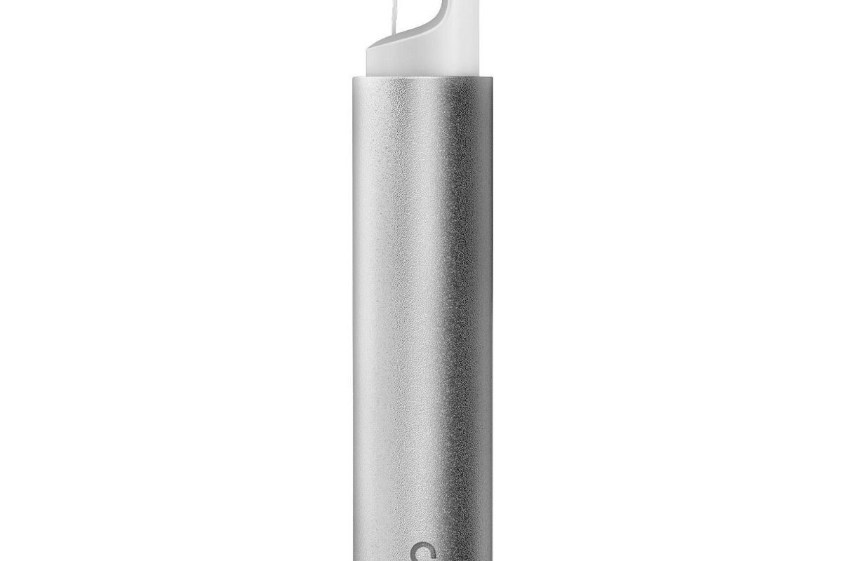 quip silver metal refillable floss