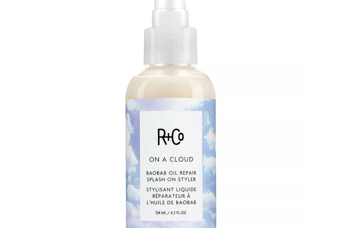 r and co on a cloud baobab oil repair splash on styler