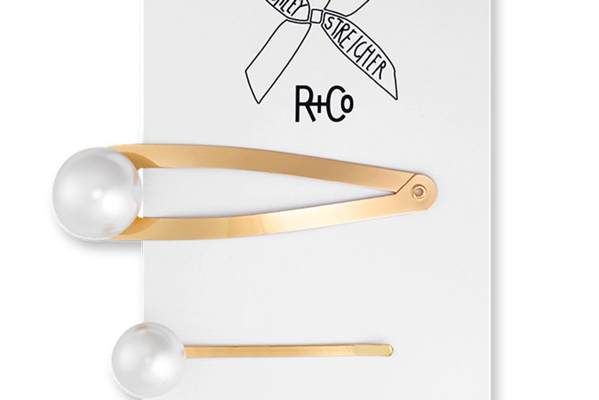 r and co r and co pearl hair pins