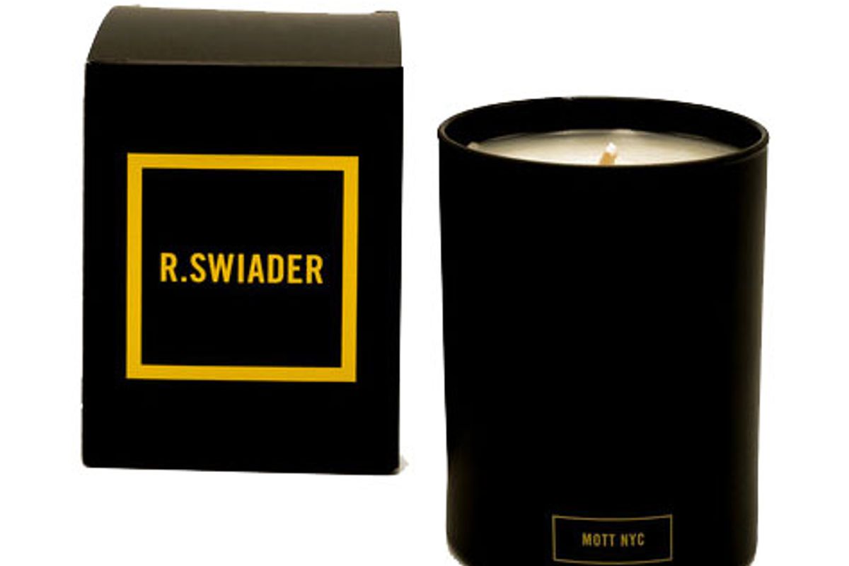 r.swiader mott nyc incense candle