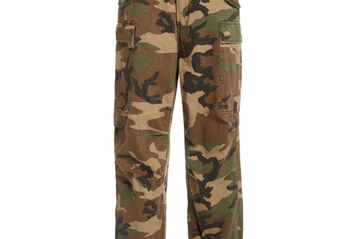 r13 camouflage cotton joggers