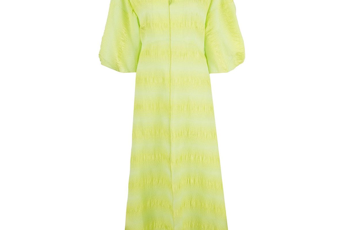 rachel comey amplus dress in neon yellow