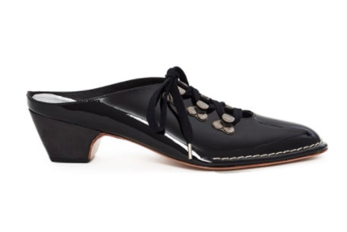 rachel comey patent leather bolt mule