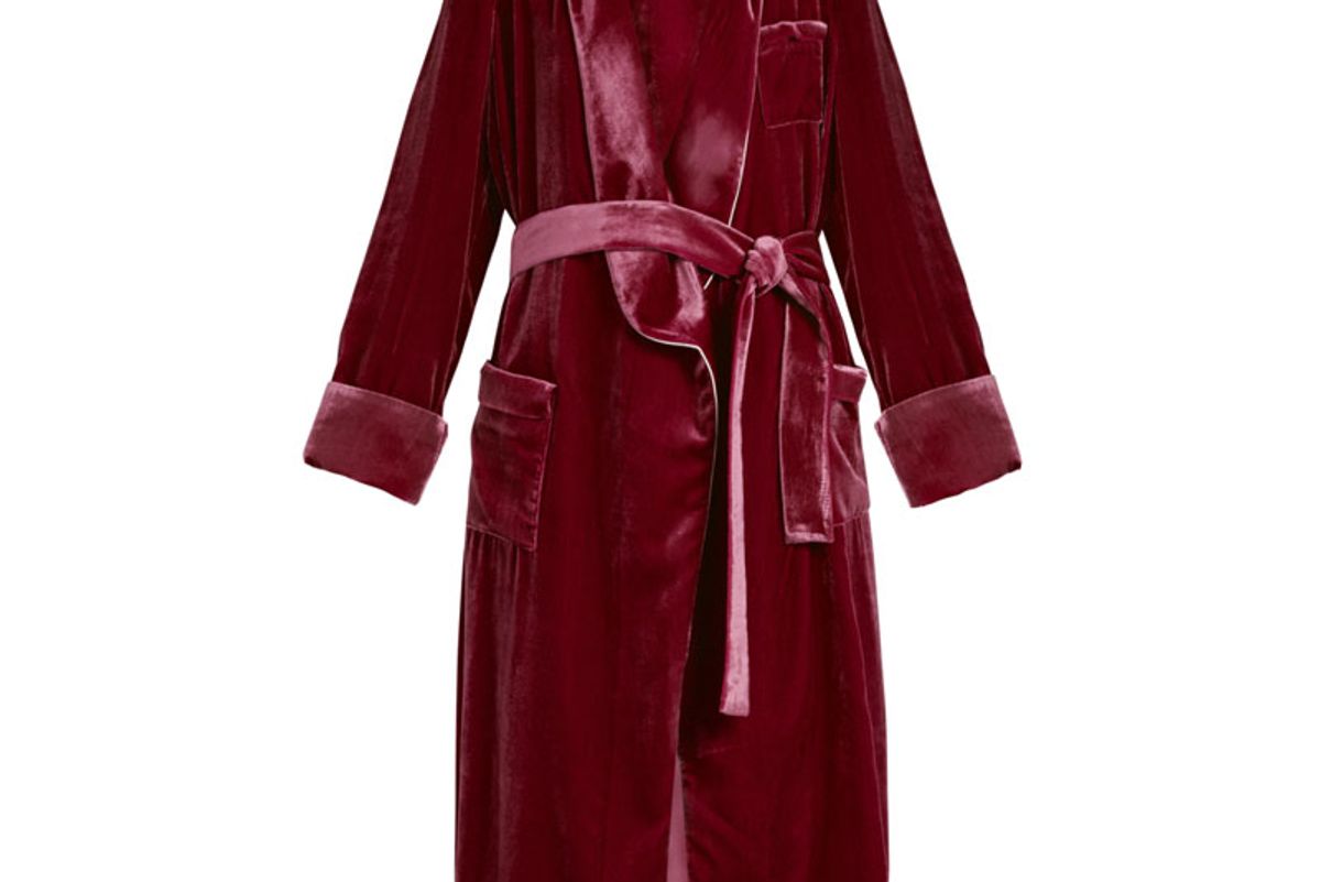 Backstage Tie-Waist Velvet Jacket