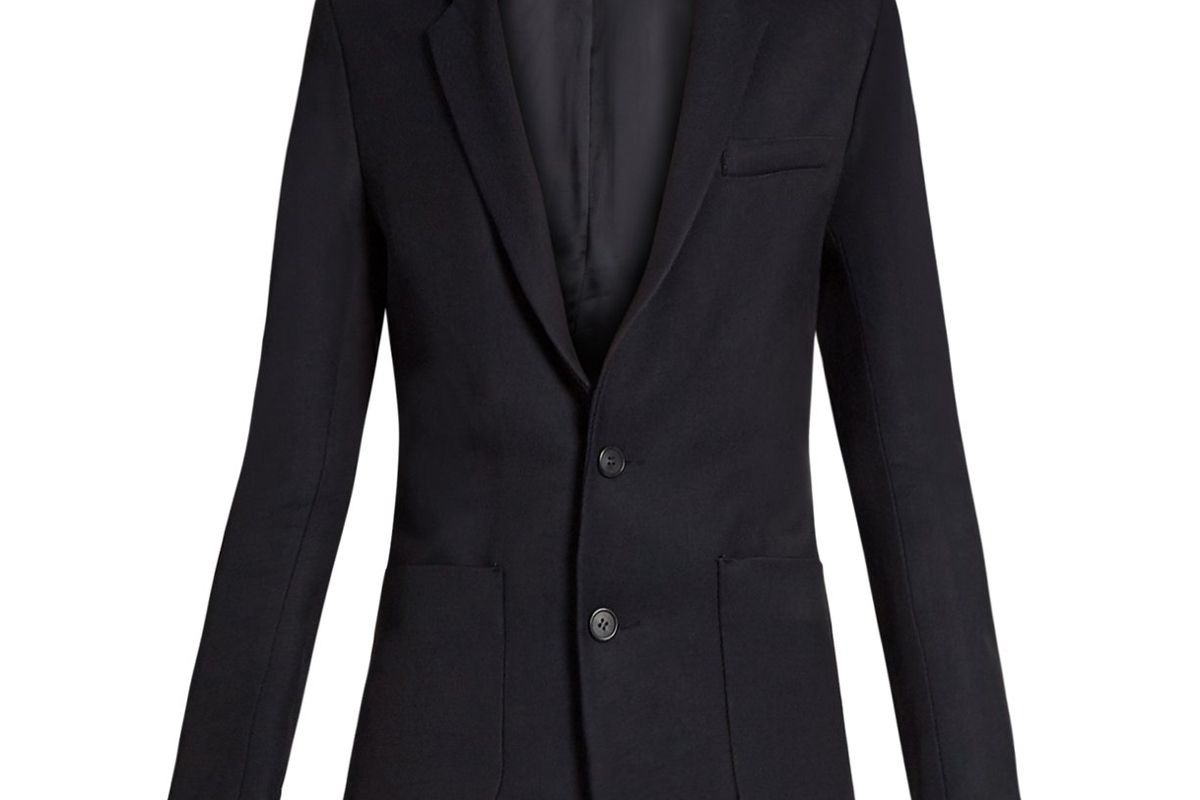 raey long line twill blazer