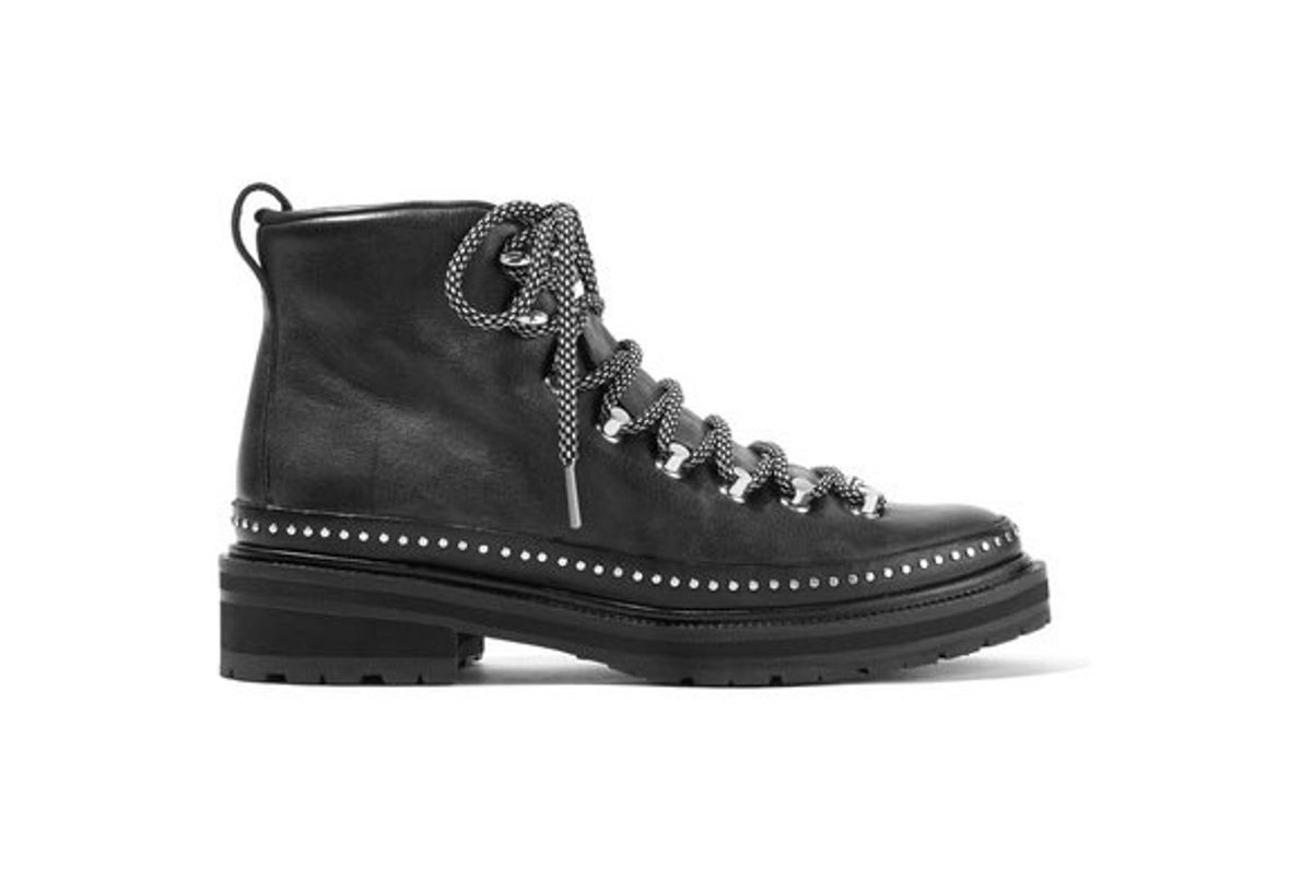 rag and bone compass ii studded leather ankle boots