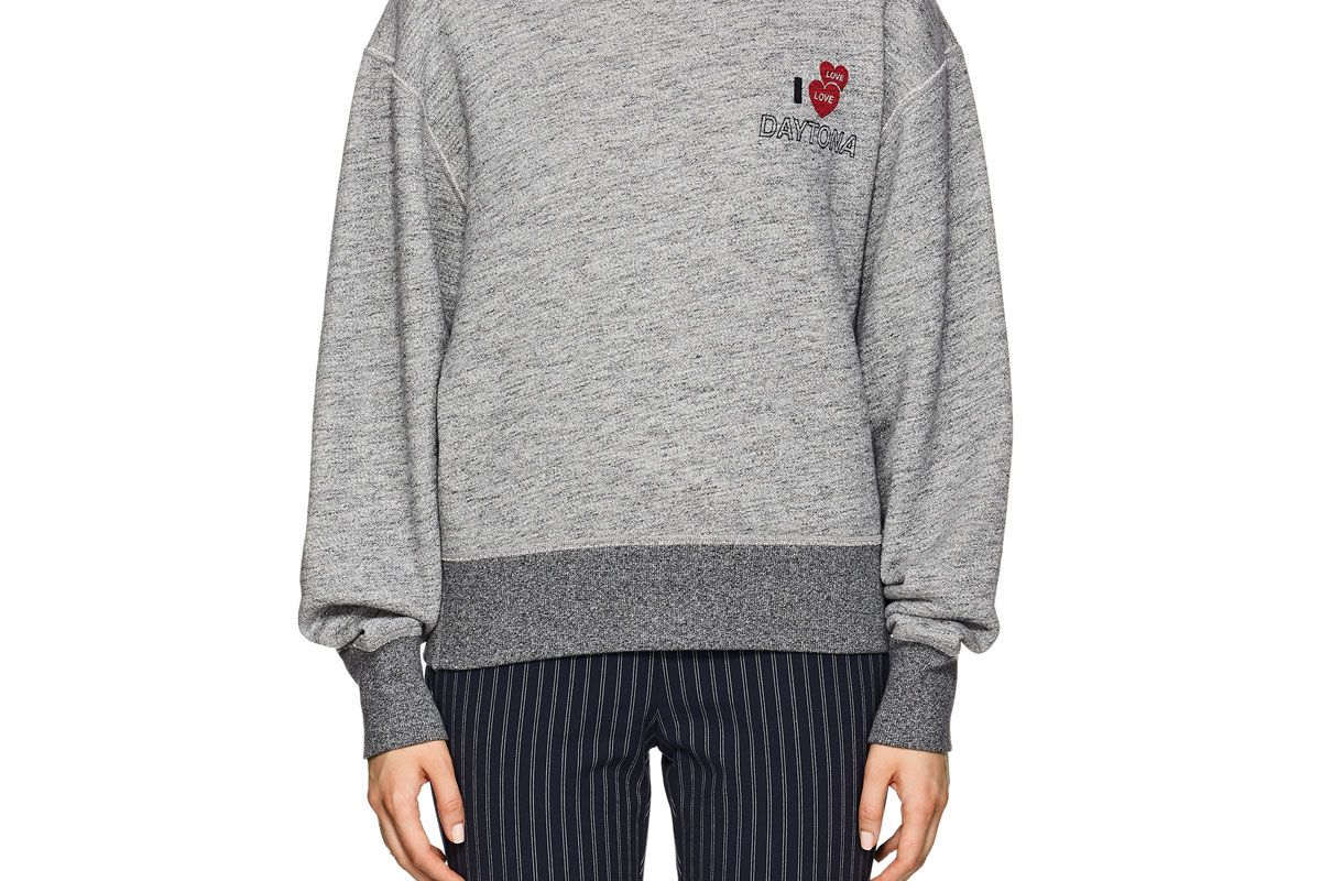 rag and bone daytona cotton terry sweatshirt