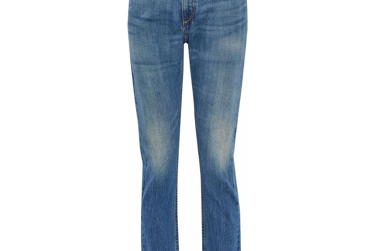 rag and bone lucile faded mid rise slim leg jeans