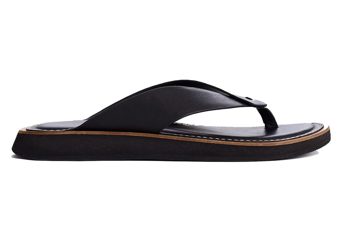 rag and bone parker leather platform flip flops