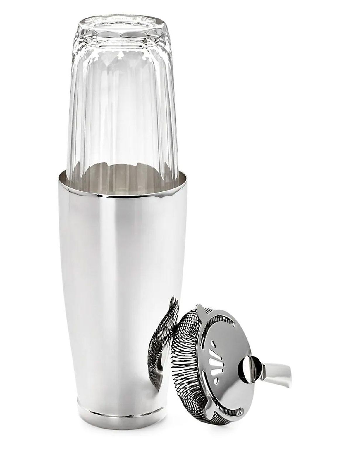 ralph lauren isabel cocktail shaker and strainer