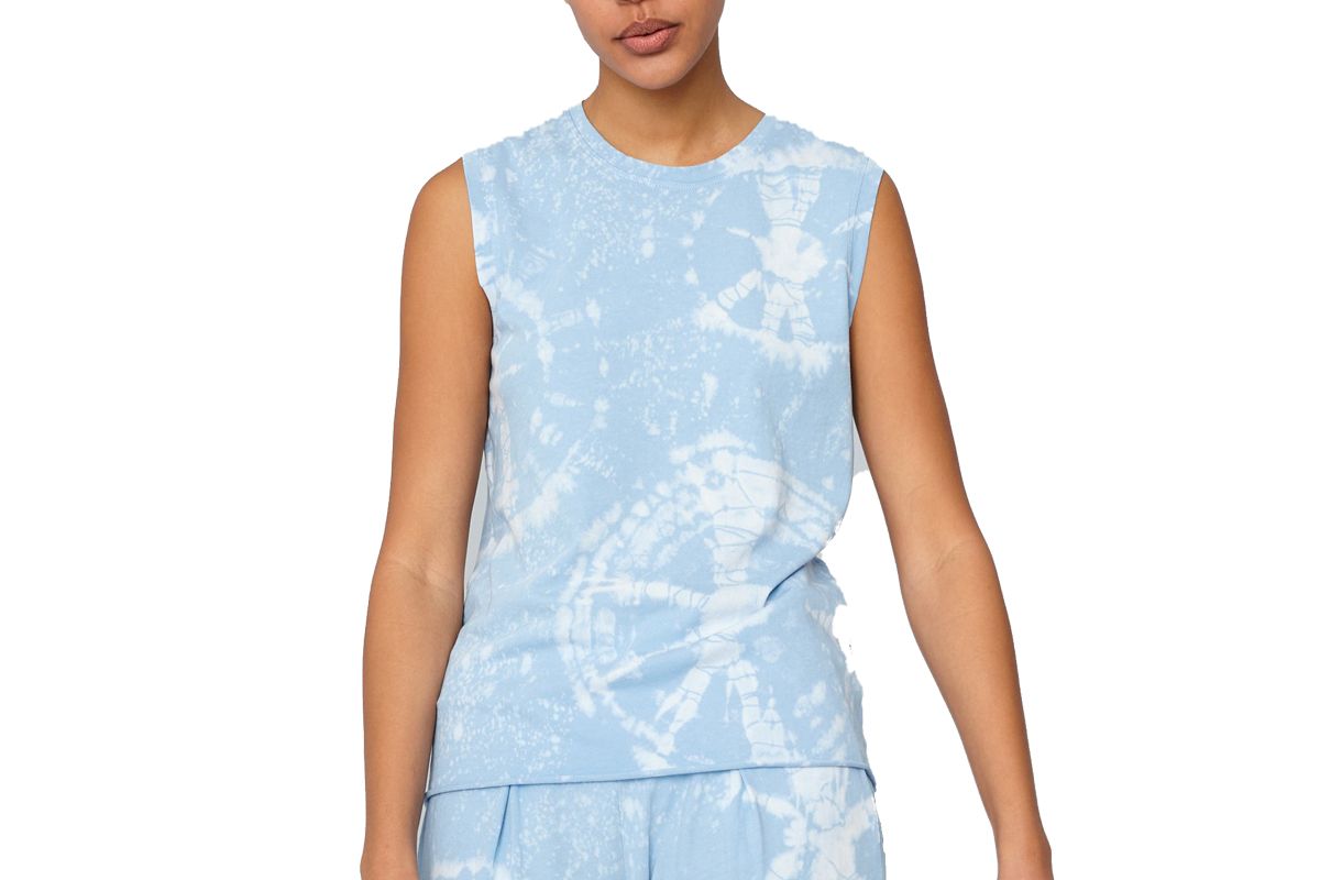 raquel allegra blue constellation jersey fitted muscle