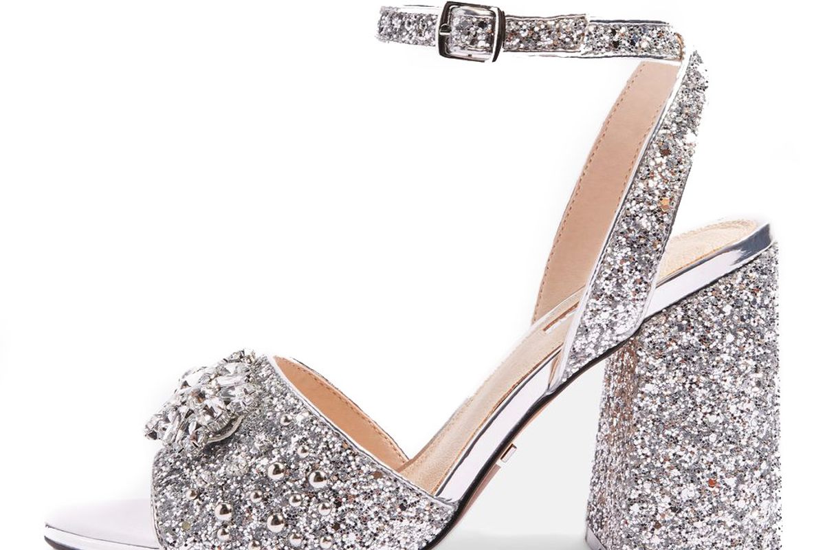 Razzle Glitter Block Heel Sandals