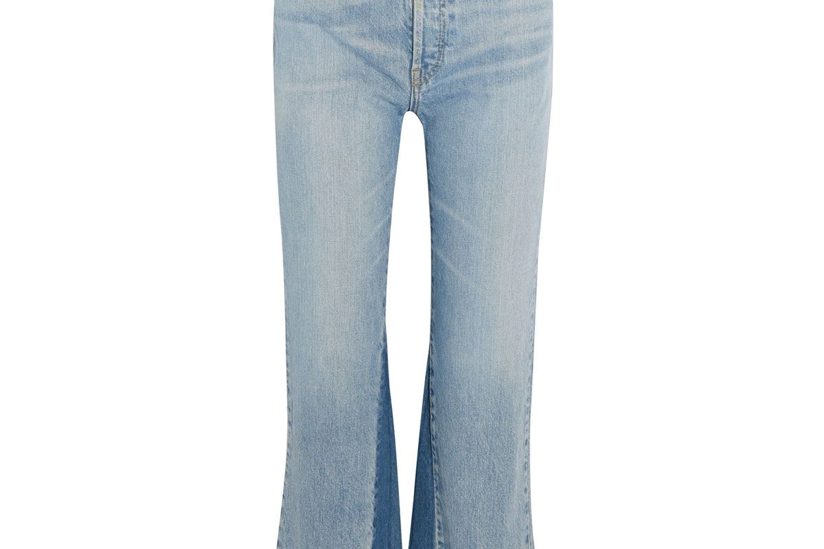 Originals Cropped High-Rise Flared Jeans
