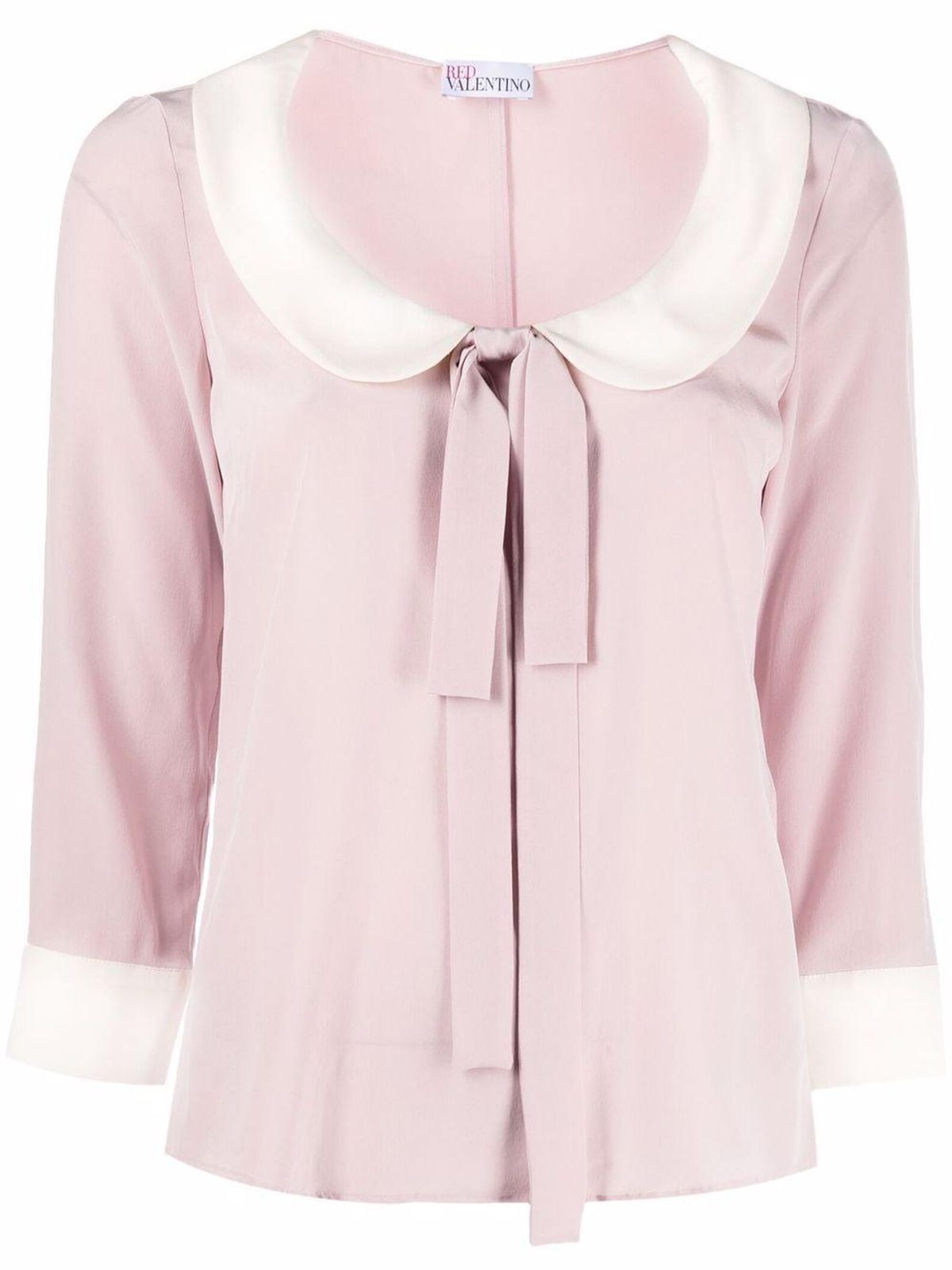 red valentino silk blouse