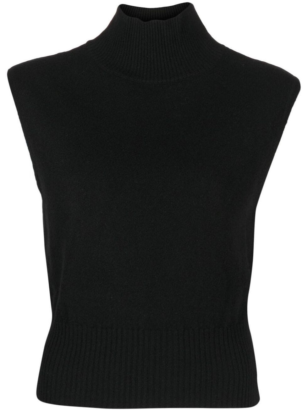 Reformation Arco Sleeveless Turtleneck Cashmere Jumpe