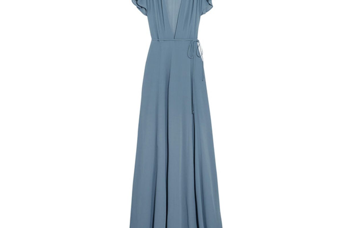 Georgette Wrap Maxi Dress