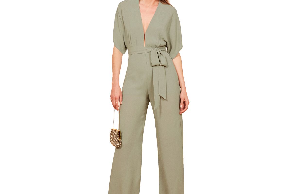 reformation lemongrass jumpsuit