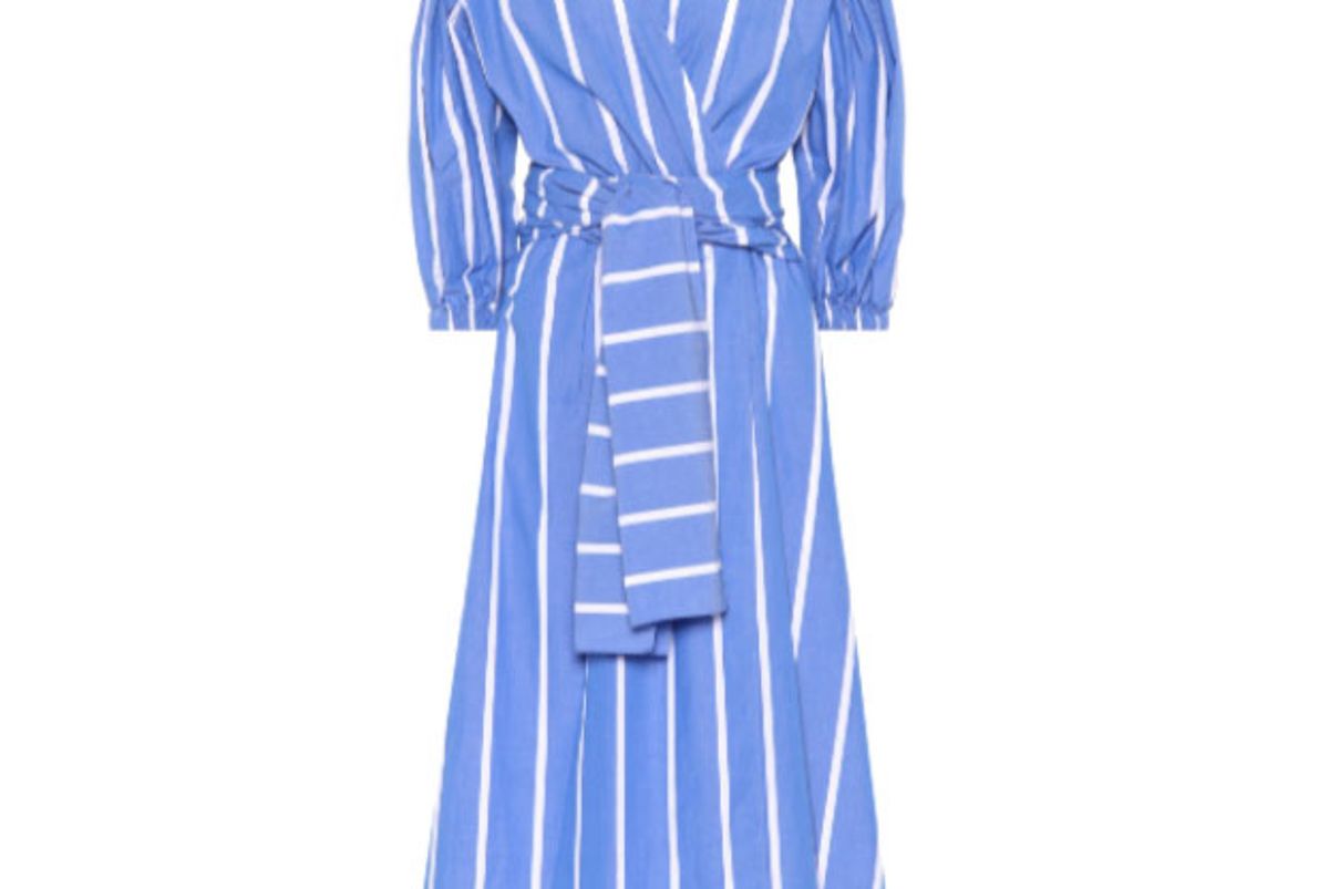 rejina pyo miriam striped cotton dress